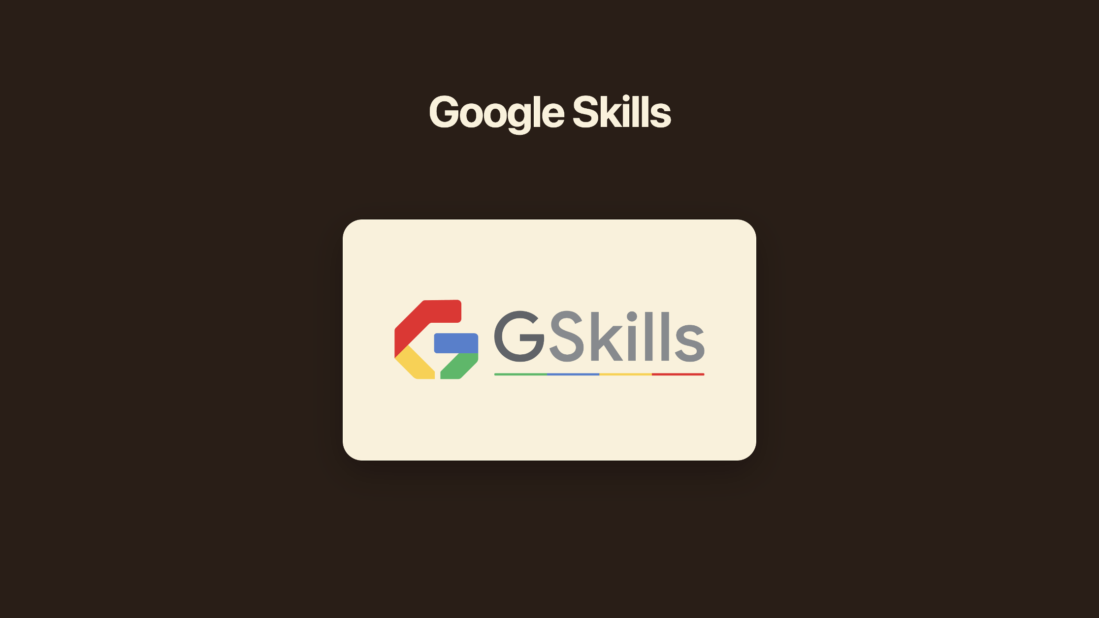 Google AI courses on skills.google platform