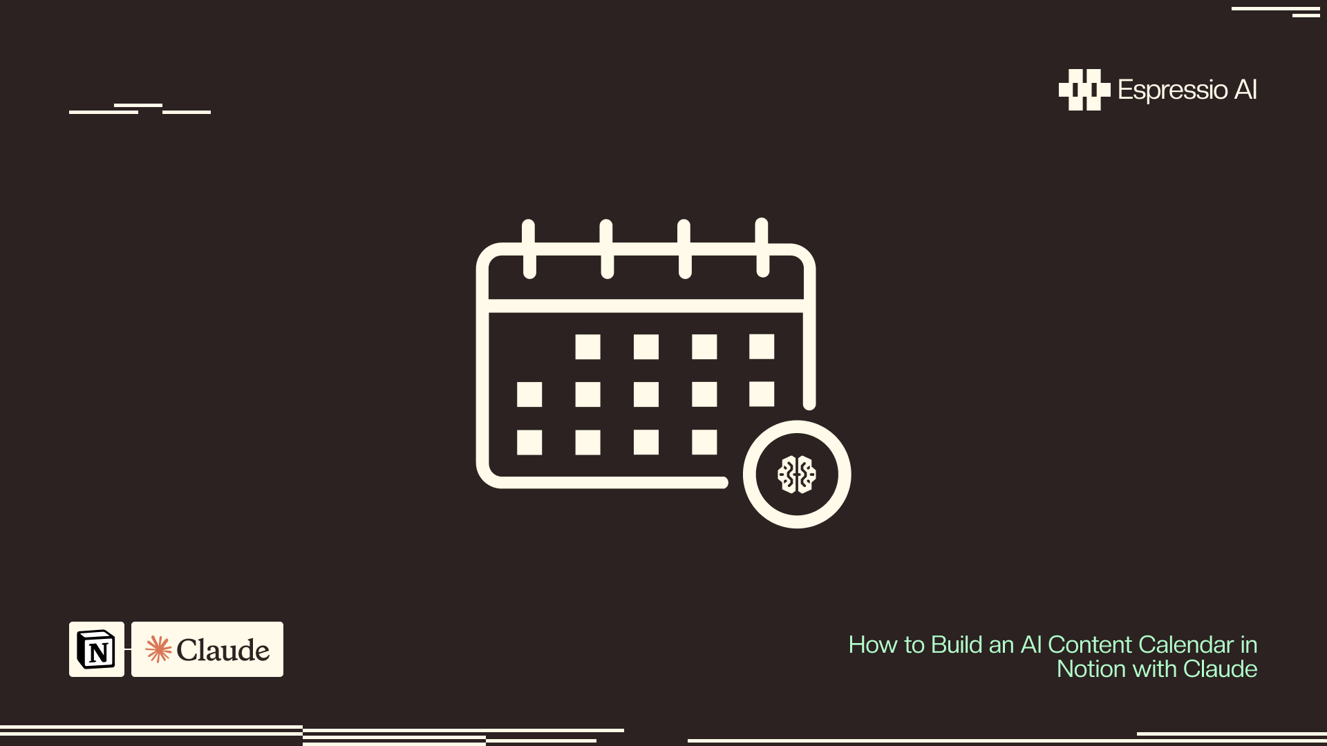 How to Build an AI Content Calendar in Notion with Claude