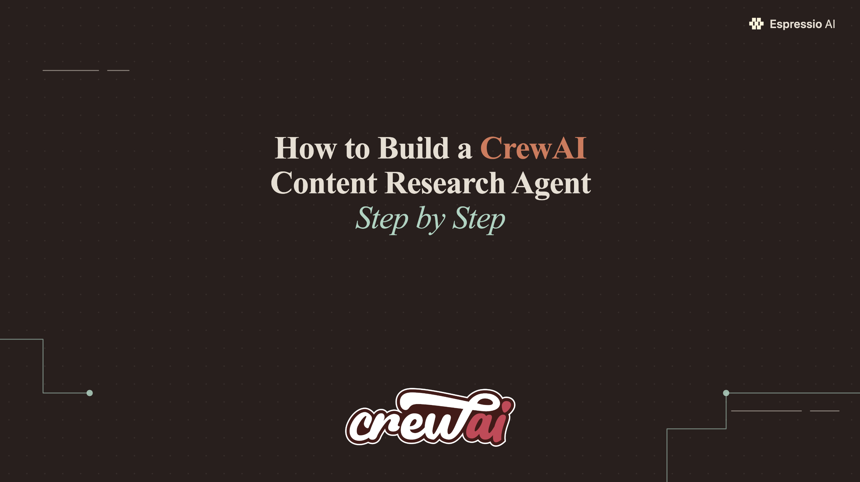 How to Build a CrewAI Content Research Agent Step by Step