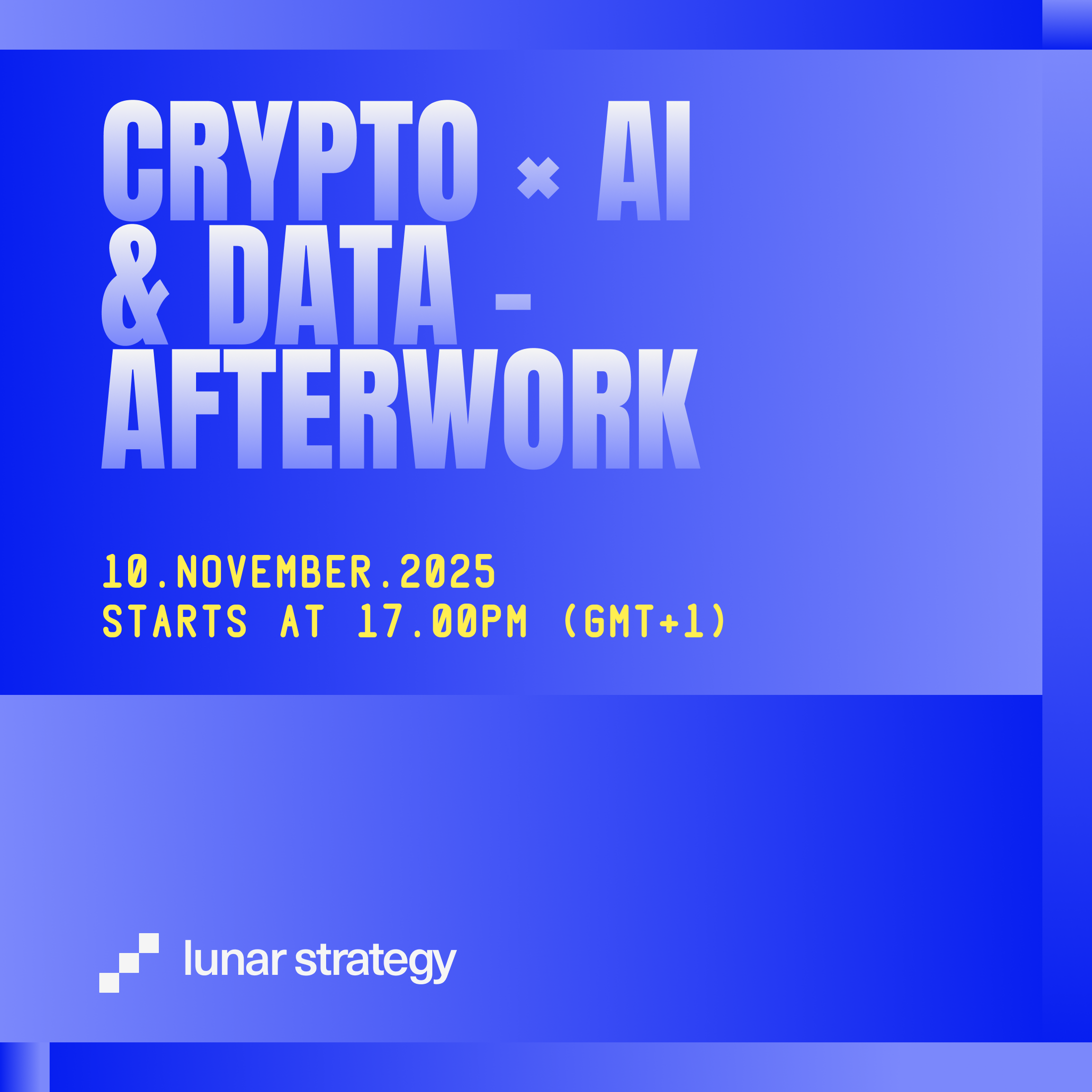 Crypto x AI & Data Afterwork